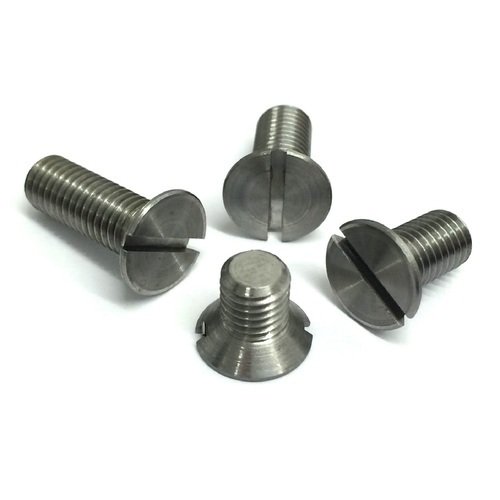 Stainless Steel CSK Slotted Machine Screw in Kohima